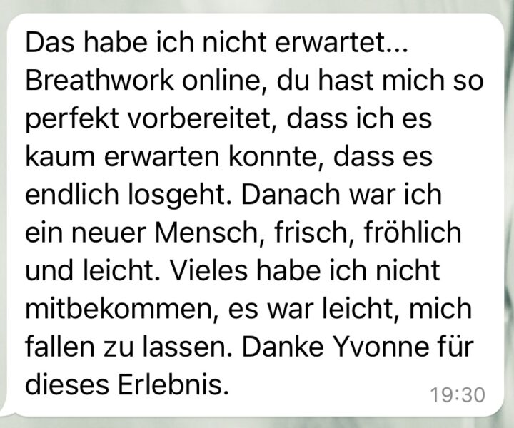 Breathwork Online Feedback